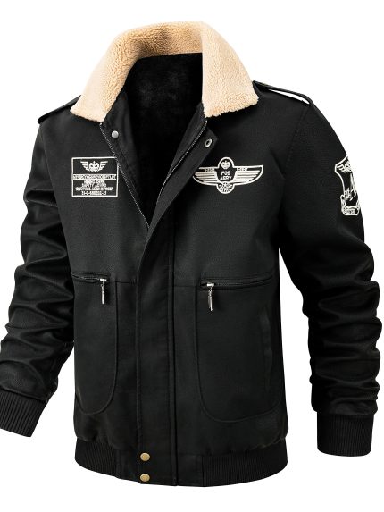 Men'S Jacket - Brown Bomber Coat with Zipper Closure, Loose Fit Long Sleeve, Polyester & Pockets - Casual & Formal Outerwear for Everyday &, Formal Events - Easy-care Men'S Clothing, Jacket For Men, Mens Jacket, Jackets For Men, Mens Jackets